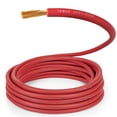 thumbnail image 1 of TEMCo 6 Gauge AWG 40 Ft Red Flexible Copper Welding Cable Battery Wire USA, 1 of 9