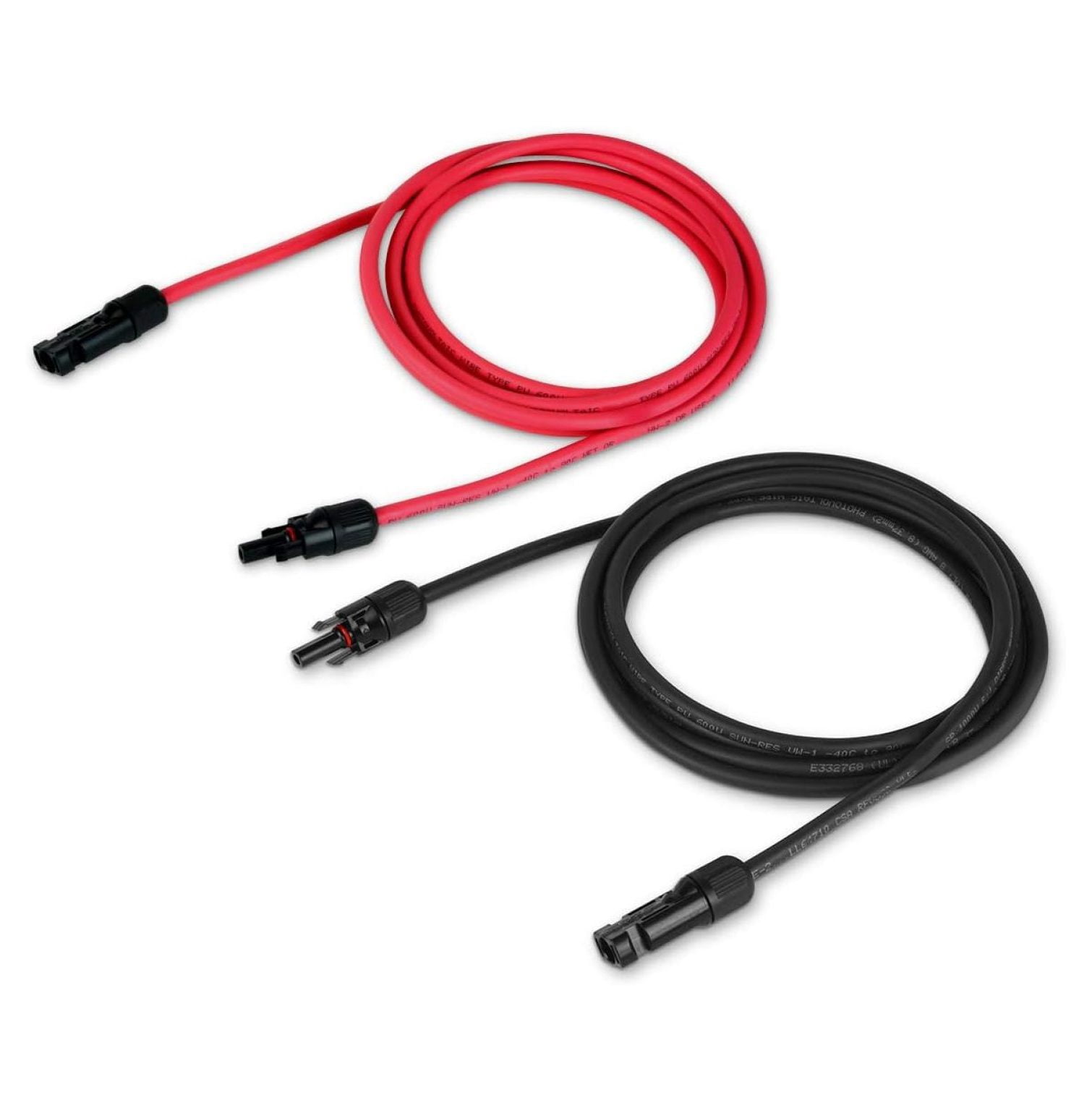 TEMCo 8 AWG/Gauge Solar Panel Extension Cable - Made in The USA (M/F ...