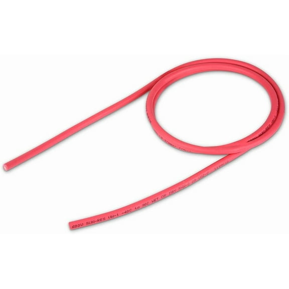 TEMCo 8 AWG PV Solar Panel Wire 5 Ft Red Power Cable UL 4703 Copper MADE IN USA