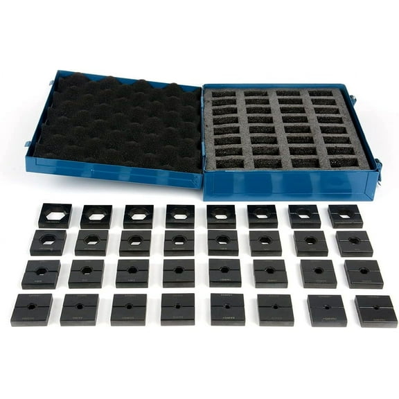 TEMCo TH0415 32-Pair Die Set for the TH0005 Hydraulic Cable Lug Crimper (Work with TH0400 Crimper)