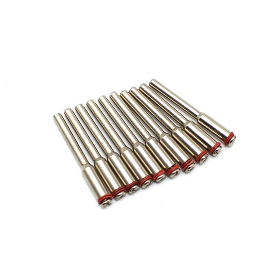 TEMO 10 pc 2 mm (5/64 Inch) Cut Off Wheel Screw Mandrel 1/8 Inch (3.2 mm) Shank Holder for Dremel and Compatible Rotary Tools