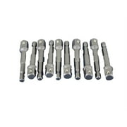 TEMO 10 pc 3/8 Inch 10 mm Power Socket Extension Adapter Bit Set for Impact Driver