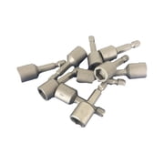 TEMO 10 pc Impact Ready 3/8 Inch 9.5 mm Magnetic Nutsetter Set 1/4 Inch 6 mm Shank