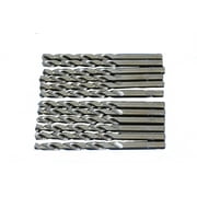 TEMO 12 pc 1/4 Inch 6.3 mm Cobalt 135 Degree Jobber Drill Bit 6 Inch Length