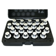 TEMO 20 pc Wheel Lock Lugnut Anti-Theft Screw Lug Nut Removal Key Socket Set for Vw Audi Vag Volkswagen