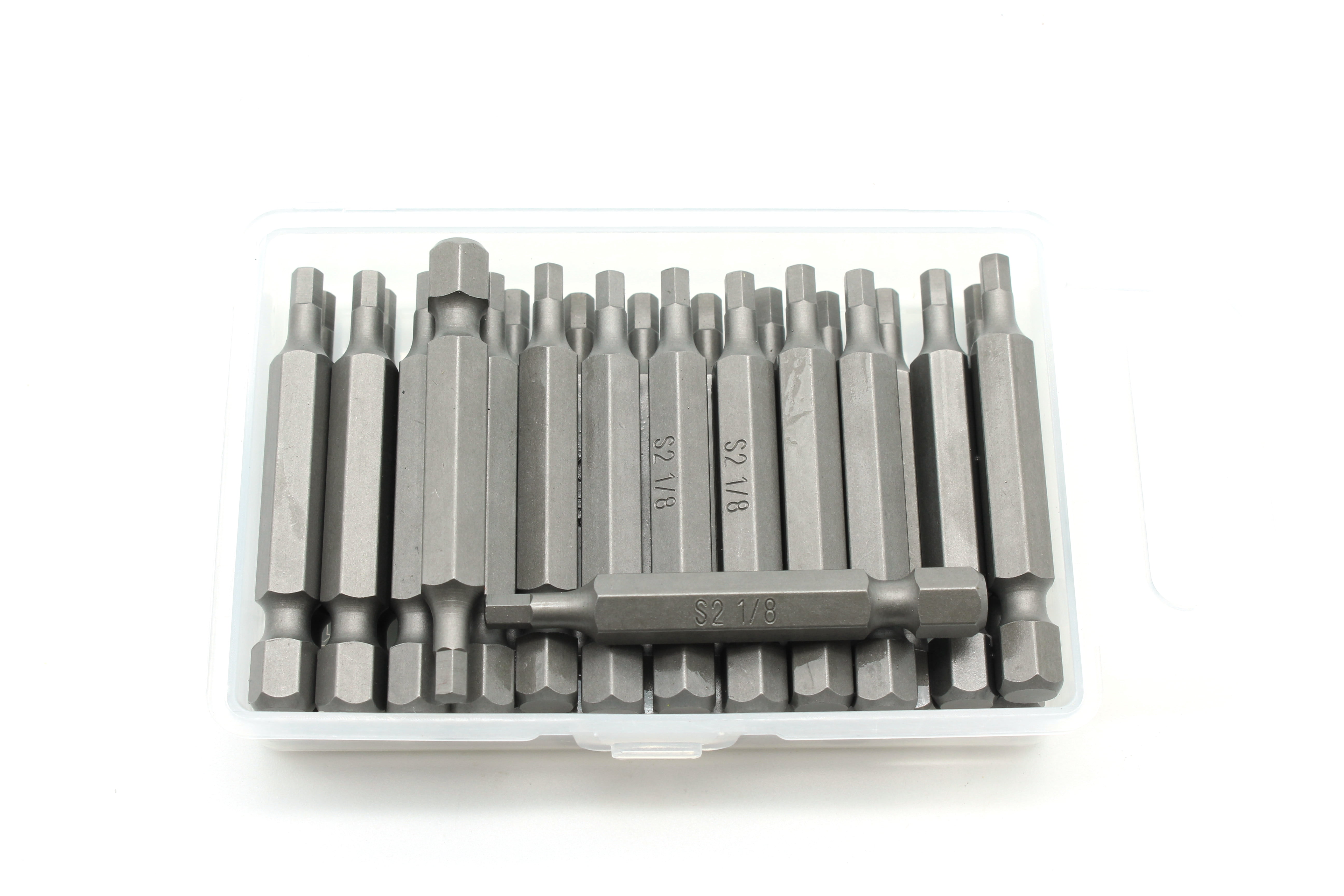 TEMO 25 pc 1/8 Inch Hex 2 Inch (50 mm) Screwdriver Insert Bits ...