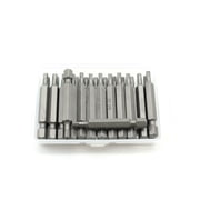 TEMO 25 pc 1/8 Inch Hex 2 Inch 50 mm Screwdriver Insert Bits