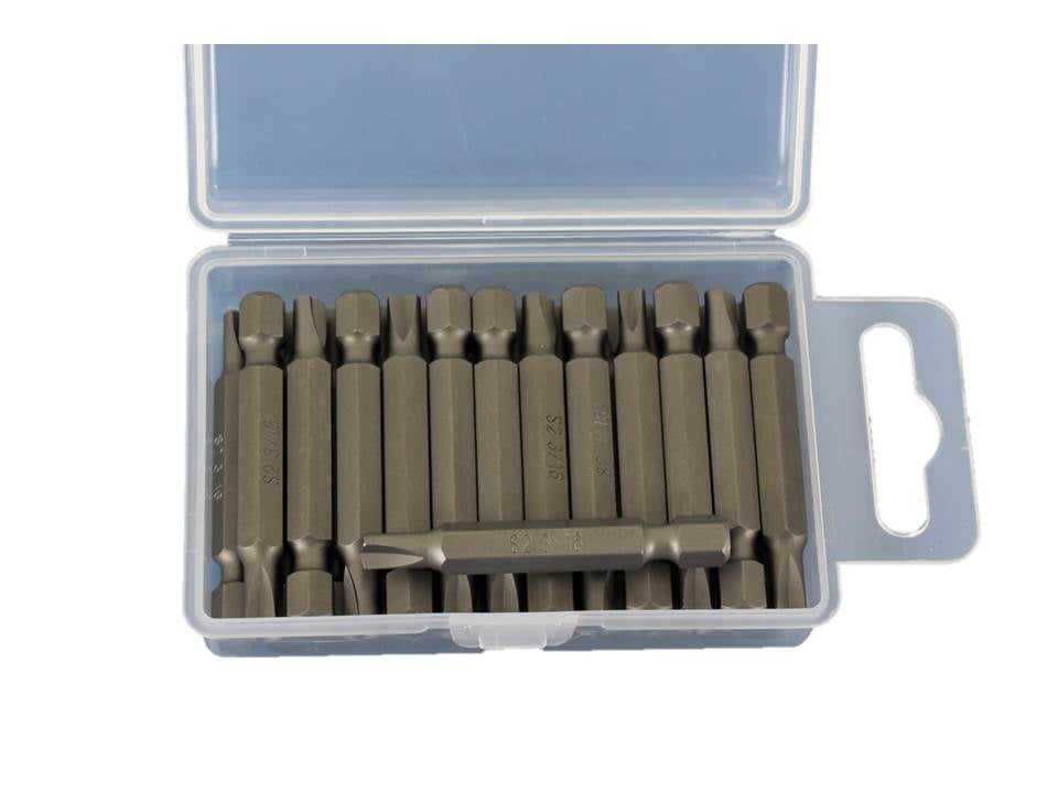 TEMO 25 pc 3/16 Inch Clutch 2 Inch Long (50 mm) Screwdriver Insert Bits