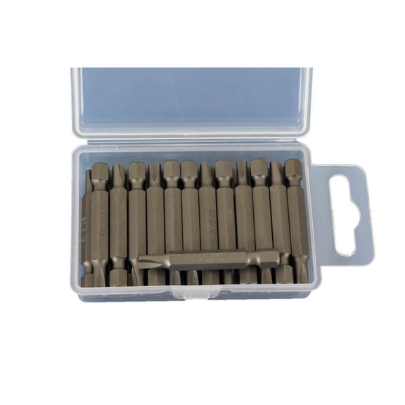 TEMO 25 pc 3/16 Inch Clutch 2 Inch Long (50 mm) Screwdriver Insert Bits