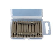 TEMO 25 pc T25H Tamper Proof Security Torx 6 point 2 Inch 50 mm Screwdriver Insert Bits