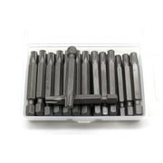 TEMO 25 pc T30 Torx 6 Point Impact Ready 2 Inch 50 mm Length Screwdriver Insert Bits Hex Shank with Quick Release Slot