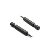TEMO 25 pc T6 Torx 6 point 2 Inch 50 mm Screwdriver Insert Bits