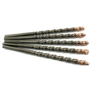TEMO 5 pc Premium Percussion Masonry Drill Bit 5/16 InchX 6 Inch