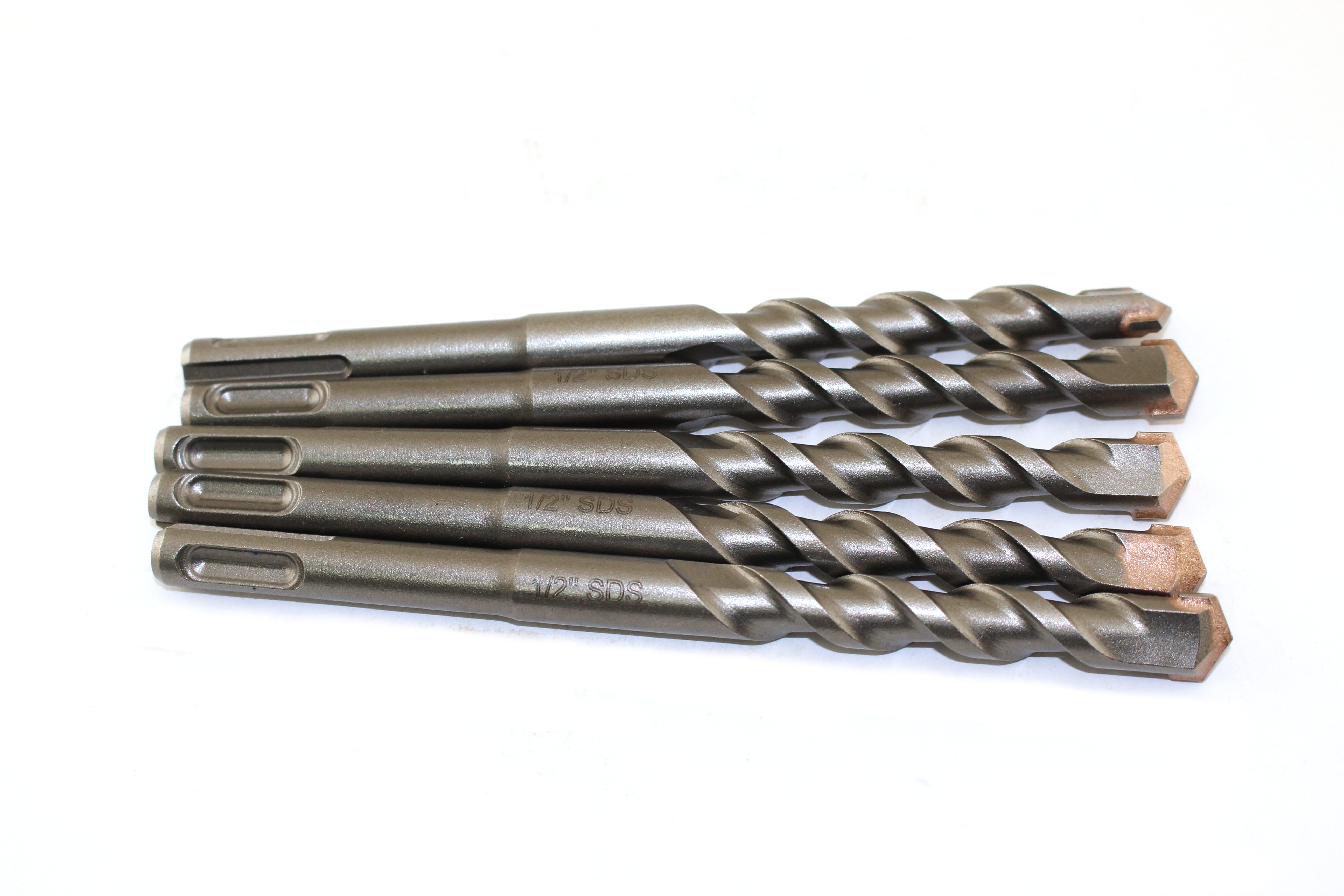 TEMO 5 pc Sds-Plus Rotary Hammer Drill Bit Set 1/2 x 4 x 6 Inch