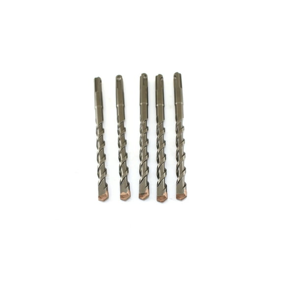 TEMO 5 pc Sds-Plus Rotary Hammer Drill Bit Set 3/8 x 4 x 6 Inch