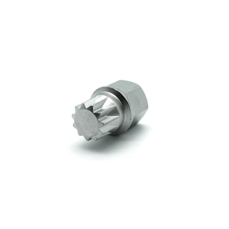 TEMO Abc0/10Pt Wheel Lock Lugnut Anti-Theft Lug Nut Screw Removal Key Socket S3057 for Vw Audi