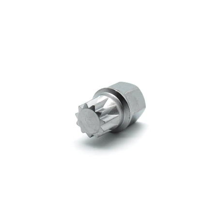TEMO Abc1/11Pt Wheel Lock Lugnut Anti-Theft Lug Nut Screw Removal Key Socket S3057 for Vw Audi