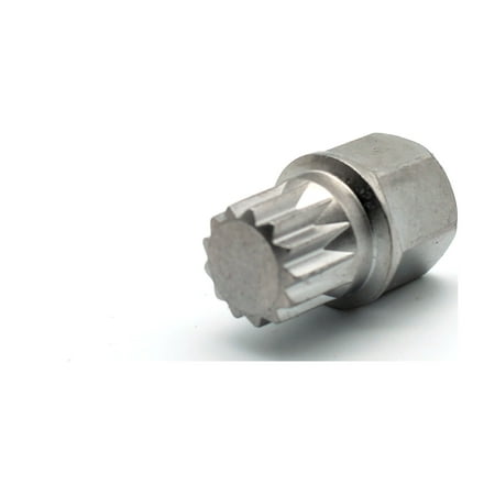 TEMO Abc2/13Pt Wheel Lock Lugnut Anti-Theft Lug Nut Screw Removal Key Socket S3057 for Vw Audi