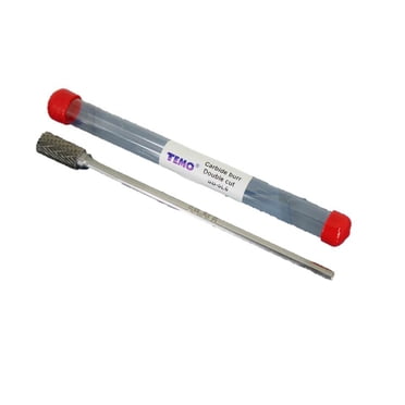 TEMO SC-3L6 Lima Rotativa De Carburo De Doble Corte, Bola Cilíndrica