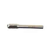 TEMO SC-3 Double Cut Carbide Rotary Burr File, 3/8 Inch 9.5 mm Cylinder Ball Head, 1/4 Inch 6.35 mm Diameter 2 Inch 50.8 mm Long Shank