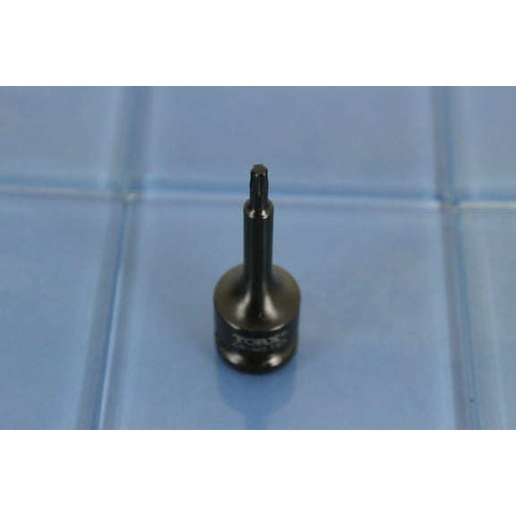 TEMO T25 3 Inch Long Torx Star 6 Point Black Impact Bit Socket Auto Repair Tool 1/2 Inch Square Drive