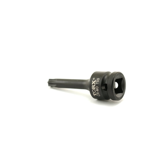 TEMO T50 3 Inch (76 mm) Long Torx Star 6 Point Black Impact Bit Socket Auto Repair Tool 1/2 Inch (12.7 mm) Square Drive