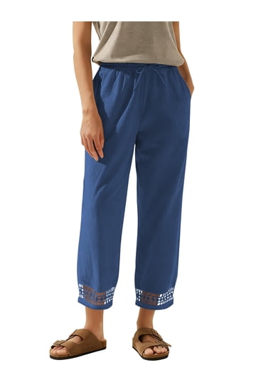 Chino Crop Pants for Men and Women