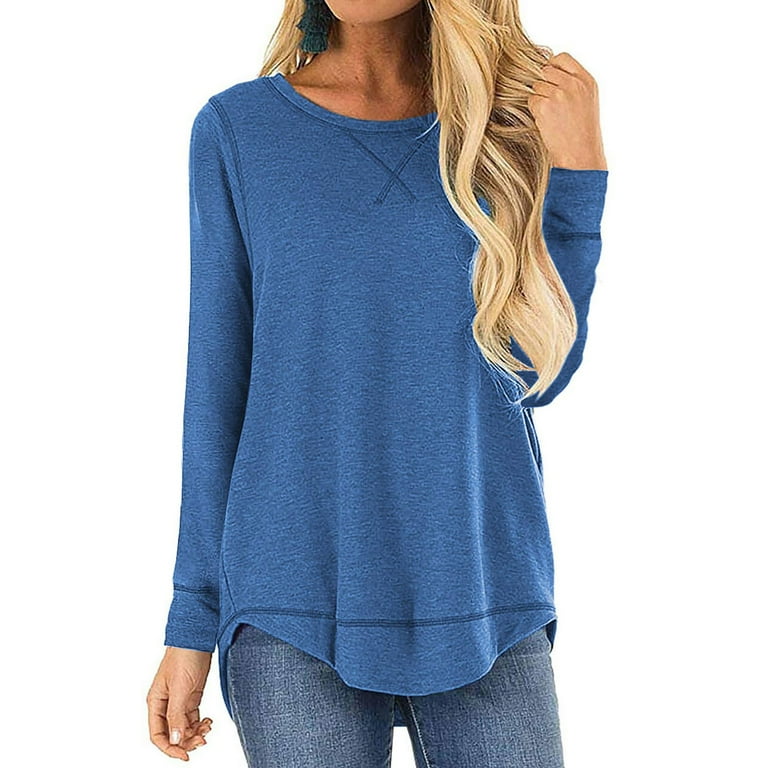 crew neck amazon prime ladies tops
