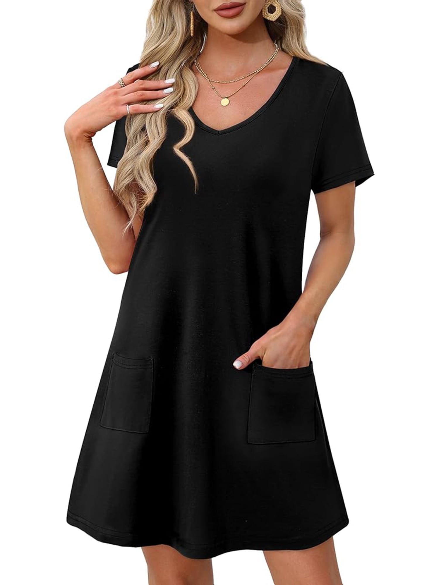 Marelle Pocket Dress - Black main image 1