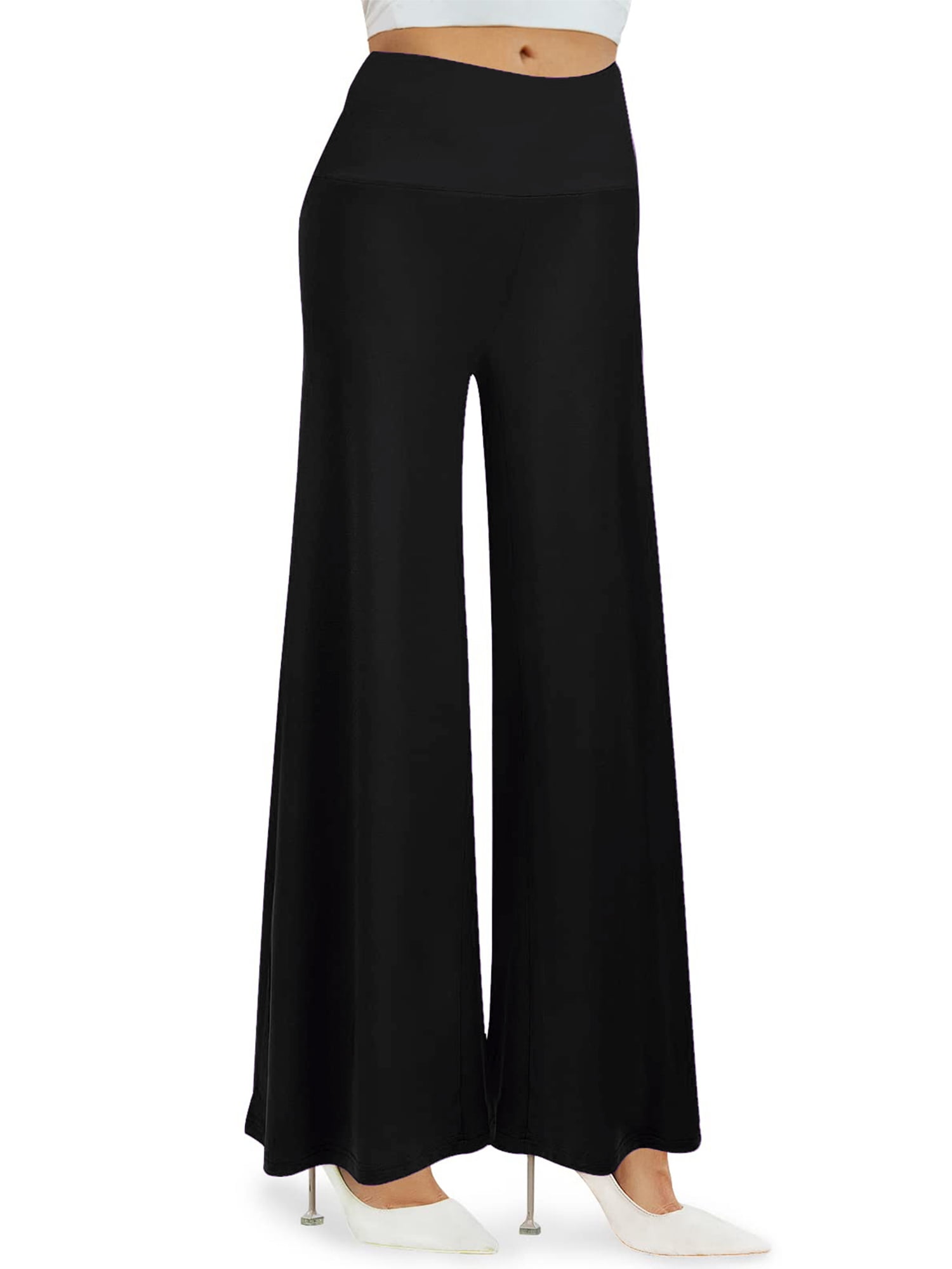 Women's Fashion High Waist Loose Casual Wide Pants