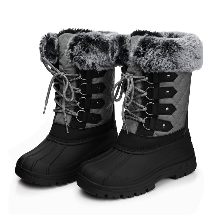 Womens Snow Boots Winter Fur Lined Waterproof Walking