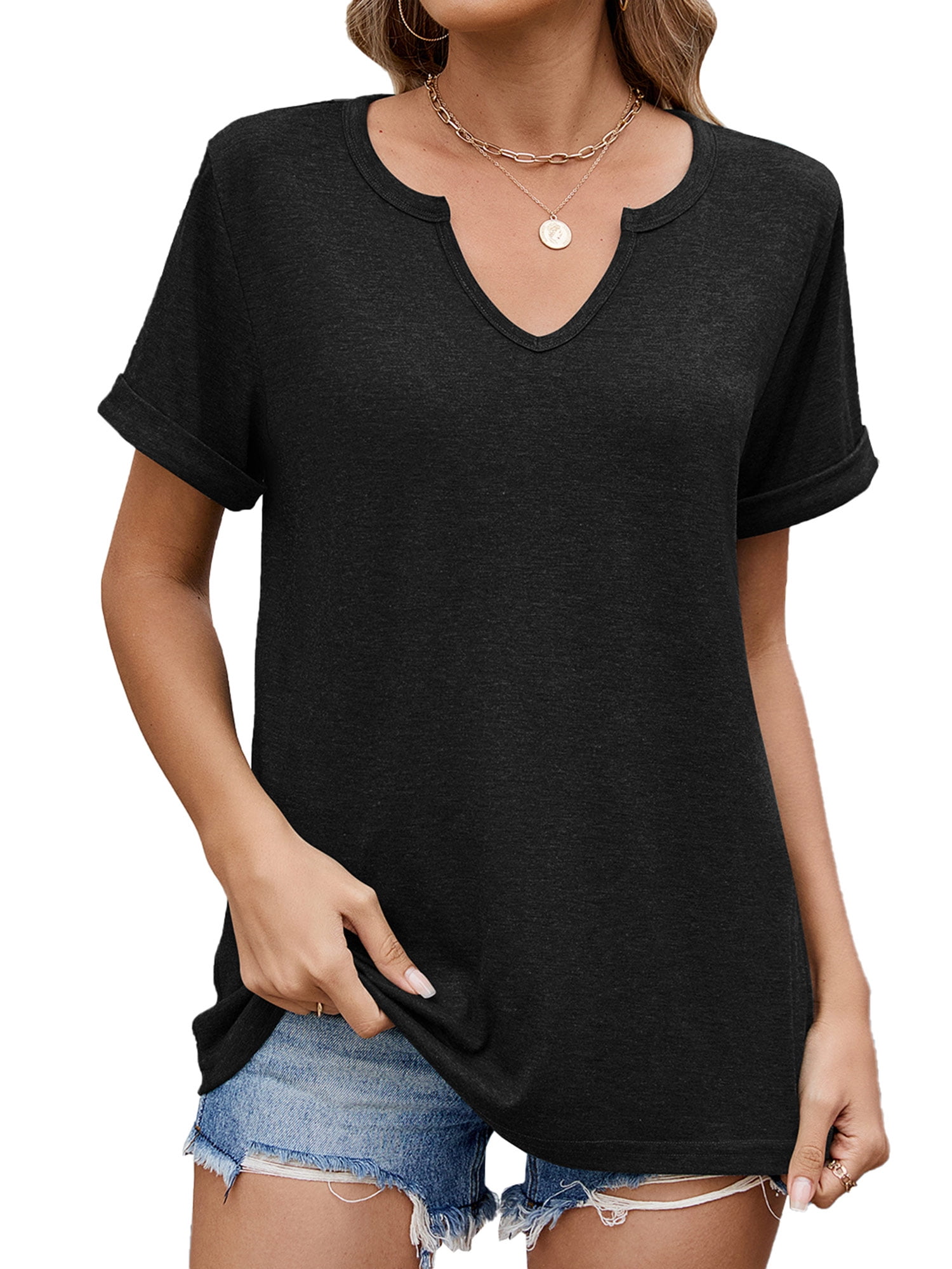 Women's Black Summer Sleeveless Tops main image 1