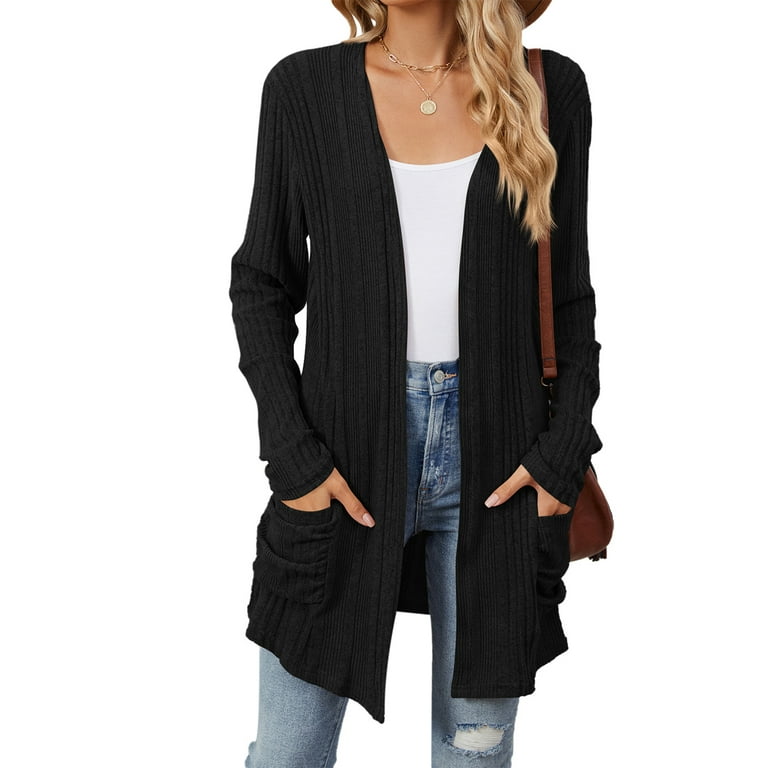 New solid color thin long sleeve cardigan New solid color thin long sleeve cardigan