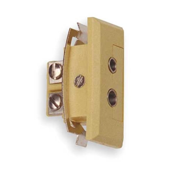 TEMPCO TCA-102-138 Panel Jack,K,Yellow,Standard Bezel Mount