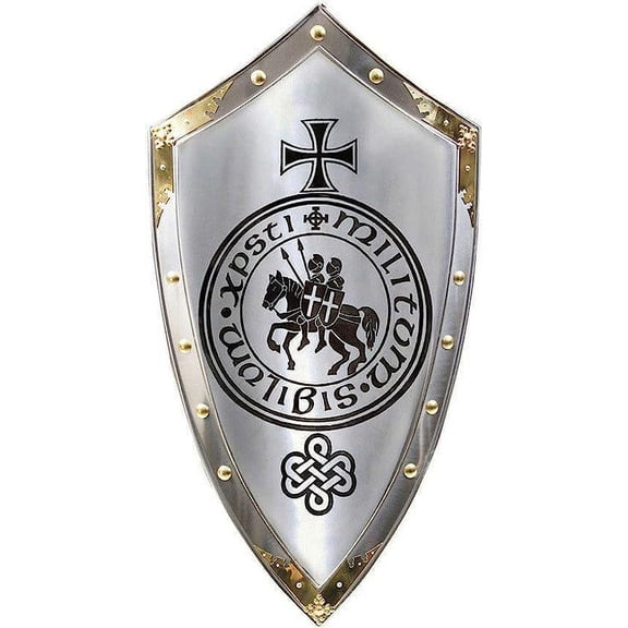 TEMPLAR ARMOR KNIGHT MEDIEVAL SHIELD HOME DCOR WALL DCOR CHRISTMAS GIFTS