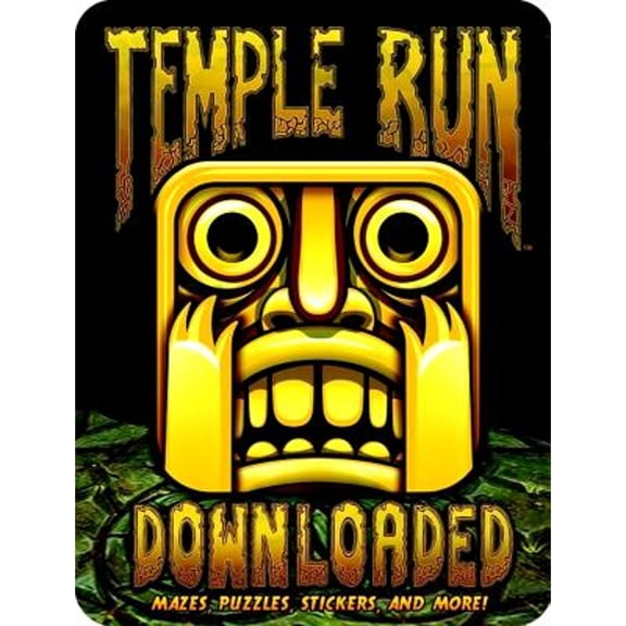 Pre-Owned Temple Run Downloaded Apptivity Book Paperback - USED