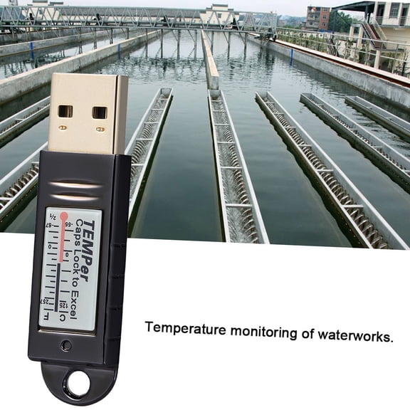 TEMPer Hygrometer USB Thermometer Temperature Sensor Data Logger Recorder for PC Laptop Silver