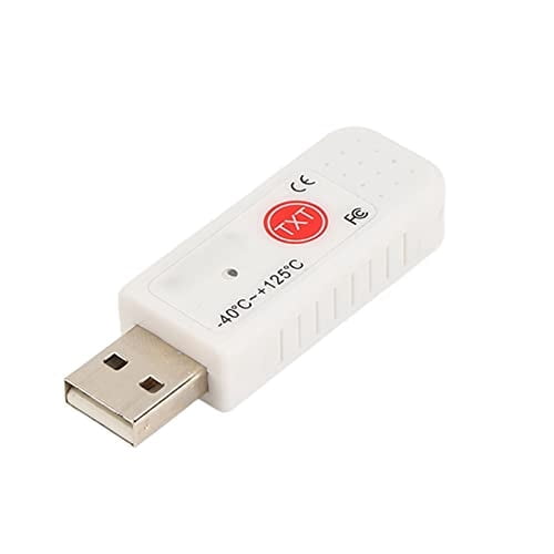TEMPer2 USB Computer Thermometer Inside and Outside,Dual Temperature Sensor Logger, Ambient Temperature Monitoring Data Recorder,Upper Lower Limit Temperature Alarm,for Warehouse/Mall$$Tools