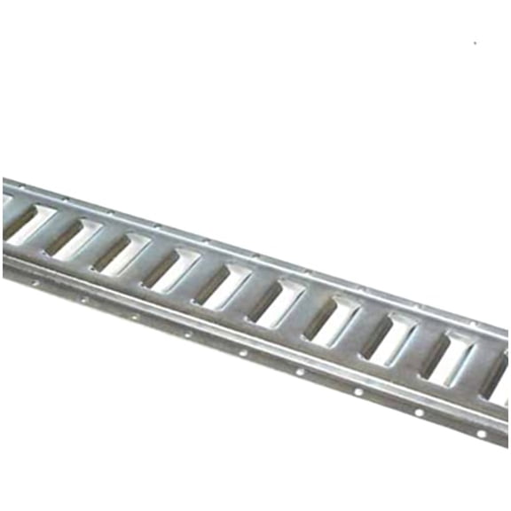 "TEN 10-ft E Track Tie-Down Rail, Galvanized Steel ETrack TieDowns, Horizontal 10' E-Tracks, Pack of 10 Bolt-On Tie Down Rails for Cargo on Pickups, Trucks, Trailers, Vans"