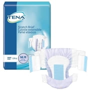 TENA 67802 Stretch Ultra Absorbency Brief, Medium 33 to 52 Inch, Case of 72