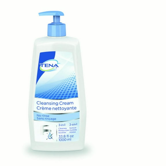 TENA Body Wash Cream 33.8 oz. Pump Bottle Scented, Pack of 6