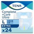 thumbnail image 1 of TENA Complete + Care Ultra Adult Incontinence Brief L Moderate Absorbency 69972, Ultra, 24 Ct, 1 of 7