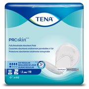 TENA Day Regular Disposable Unisex Adult Incontinence Liners, 24 L, 46 Count, 2 Packs, 92 Total