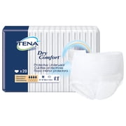TENA Dry Comfort Disposable Unisex Adult Absorbent Underwear, Medium, 20 Ct