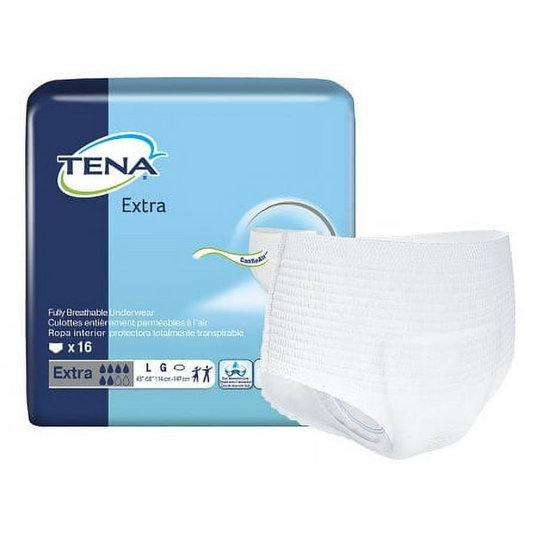 TENA Sensitive Care Overnight Underwear XLarge, 12Ct 