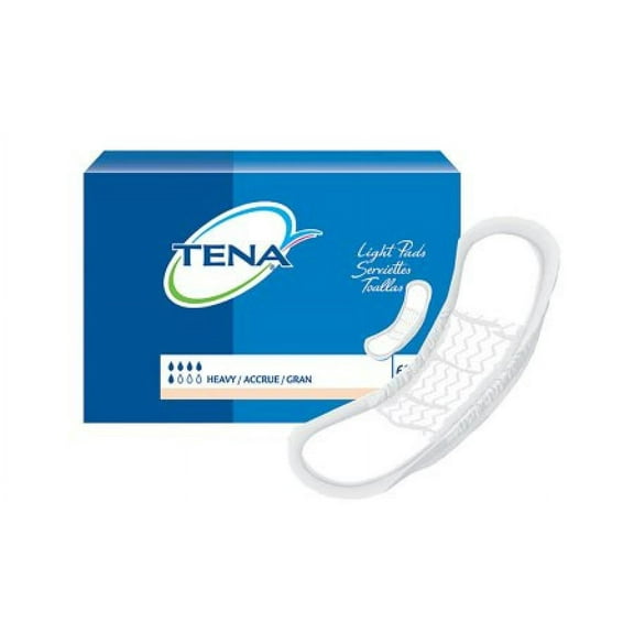 TENA Heavy Incontinence Pad, Unisex, 13 Inch Length, Heavy Absorbency, 60 Count
