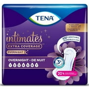 TENA Intimates Overnight Female Bladder Control Heavy Absorbency Disposable Pad, 28 Ct price history and forecast - TENA 54282