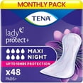 thumbnail image 1 of TENA Lady Maxi Night-time Bladder Control Pad for Heavy,Unexpected Urine Leaks | 48 Pcs | Postpartum or Post-surgery Pad | Upto 12 hrs Dryness | 39.4 Cm Long | World's Leading Incontinence Brand, 1 of 8