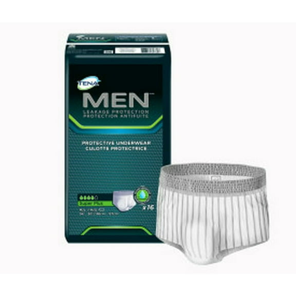 TENA MEN Protective Incontinence Underwear, Super Absorbency, Medium/Large, 16 count