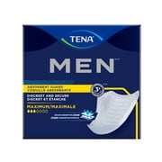 TENA Men Maximum Absorbance Incontinence Guard Pads, 20 ct
